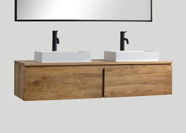 Mastello teakhouten badmeubel Loft (2 lades) - 160 cm