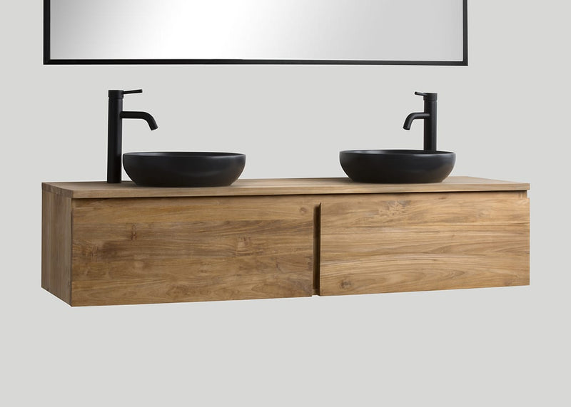 Mastello teakhouten badmeubel Loft (2 lades) - 160 cm
