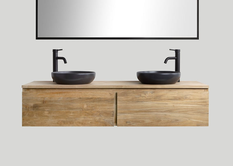 Mastello teakhouten badmeubel Loft (2 lades) - 160 cm