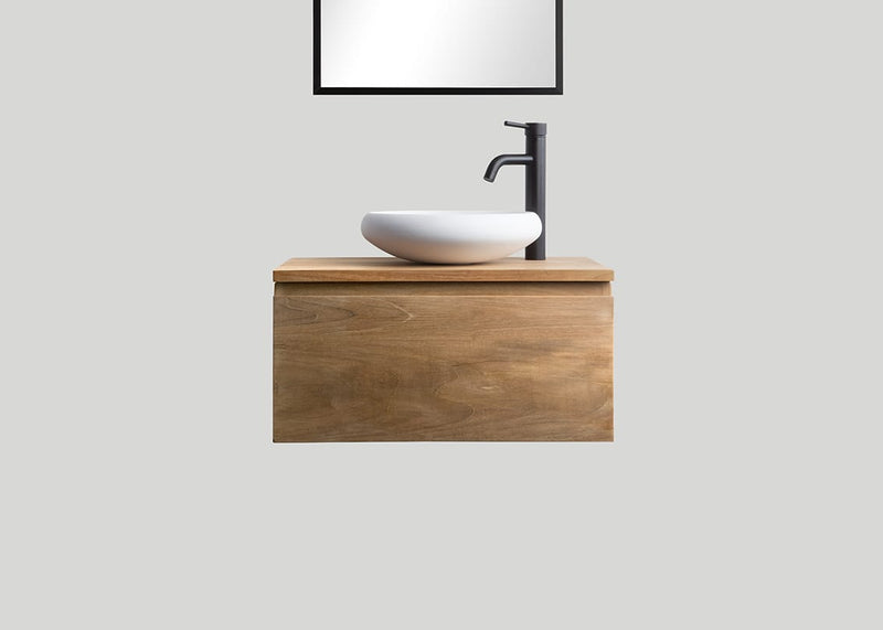 Djati teakhouten badmeubel Loft (1 lade) - 120 cm