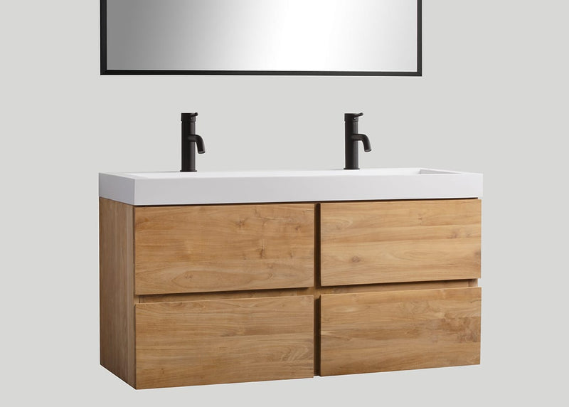 Mastello teakhouten badmeubel Mallorca (4 lades) - 120 cm