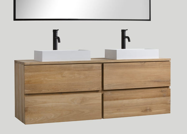 Mastello teakhouten badmeubel Mallorca (4 lades) - 140 cm