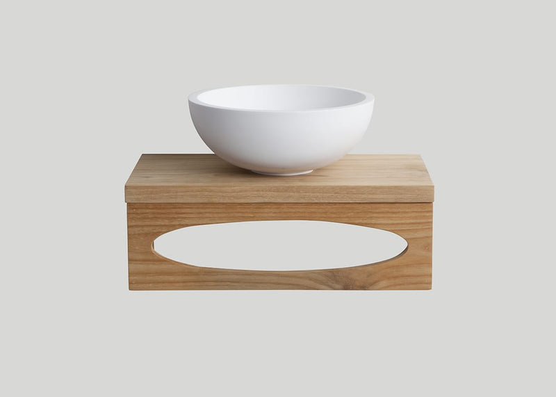 Djati teakhouten toiletmeubel Gili - 40 cm