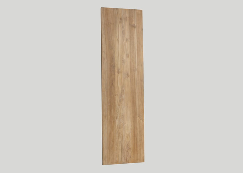 Mastello teak badmeubel Loft met frame en solid surface top mat wit - 100 cm